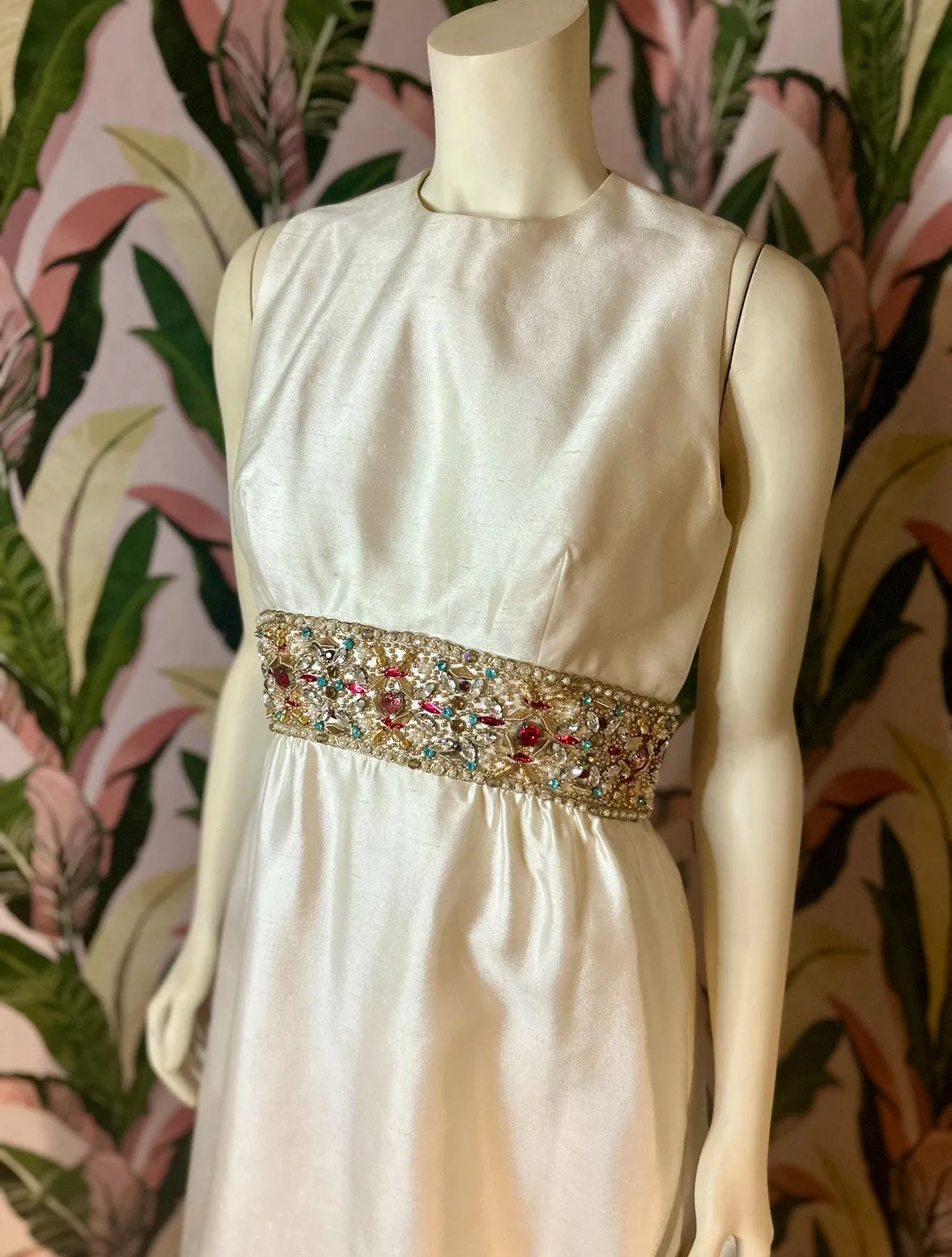 1960s Specialty Tailored Evening Gown