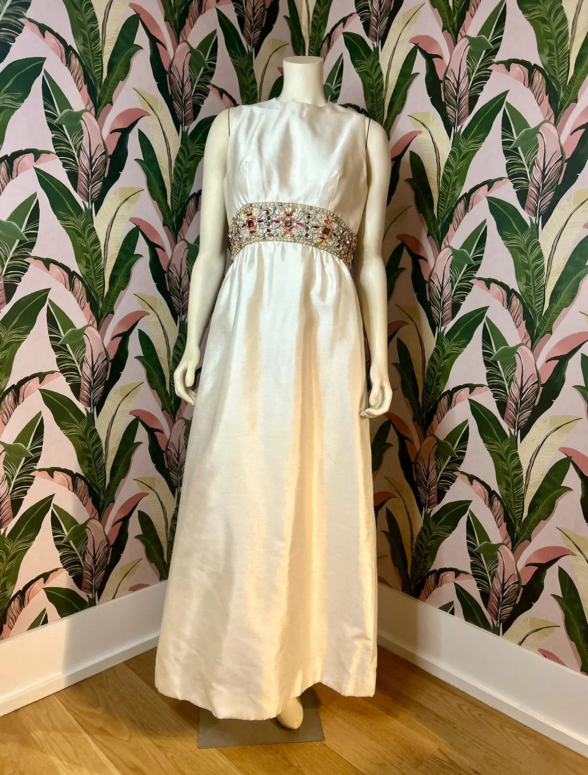 1960s Specialty Tailored Evening Gown