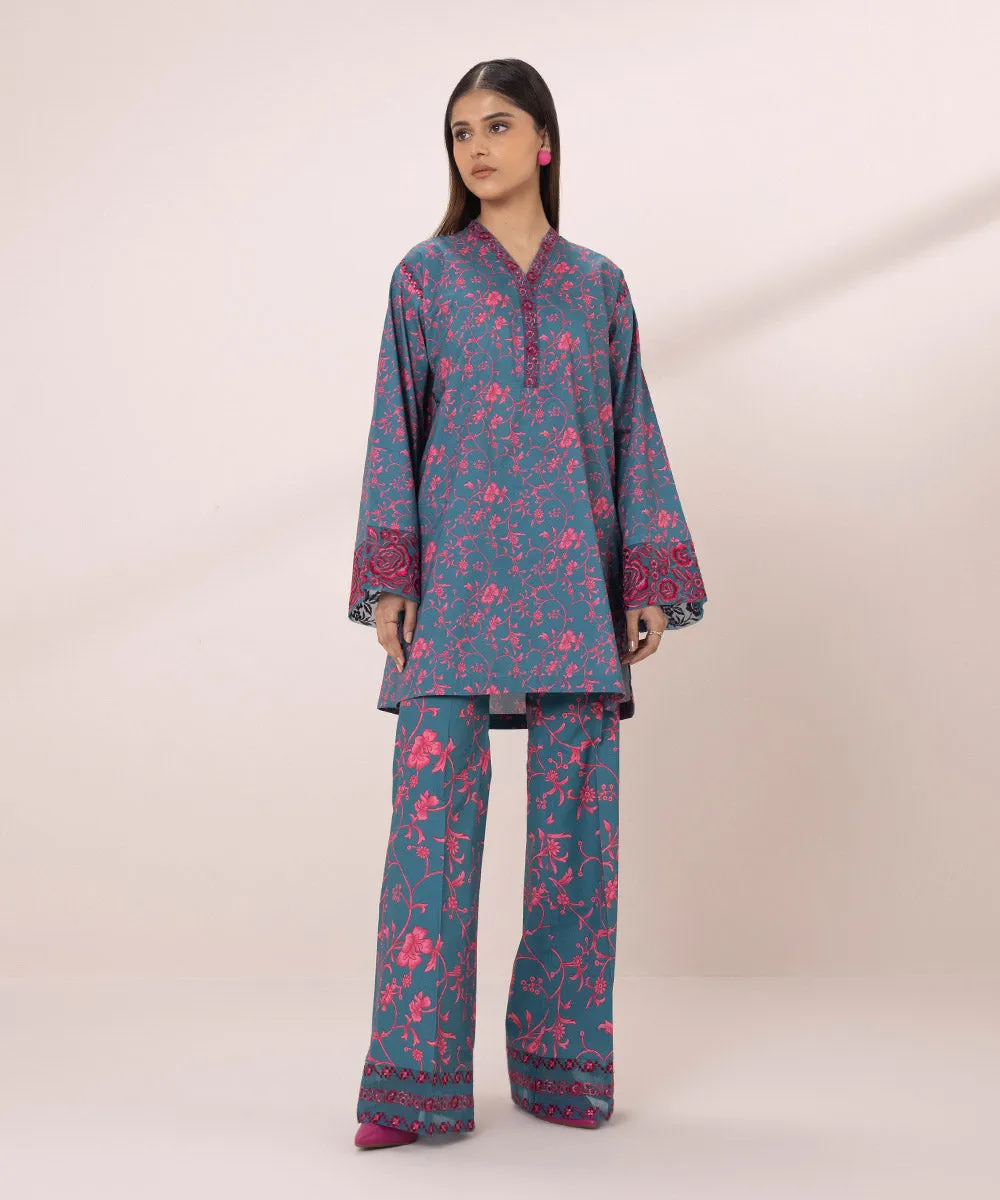 2 Piece - Embroidered Lawn Suit