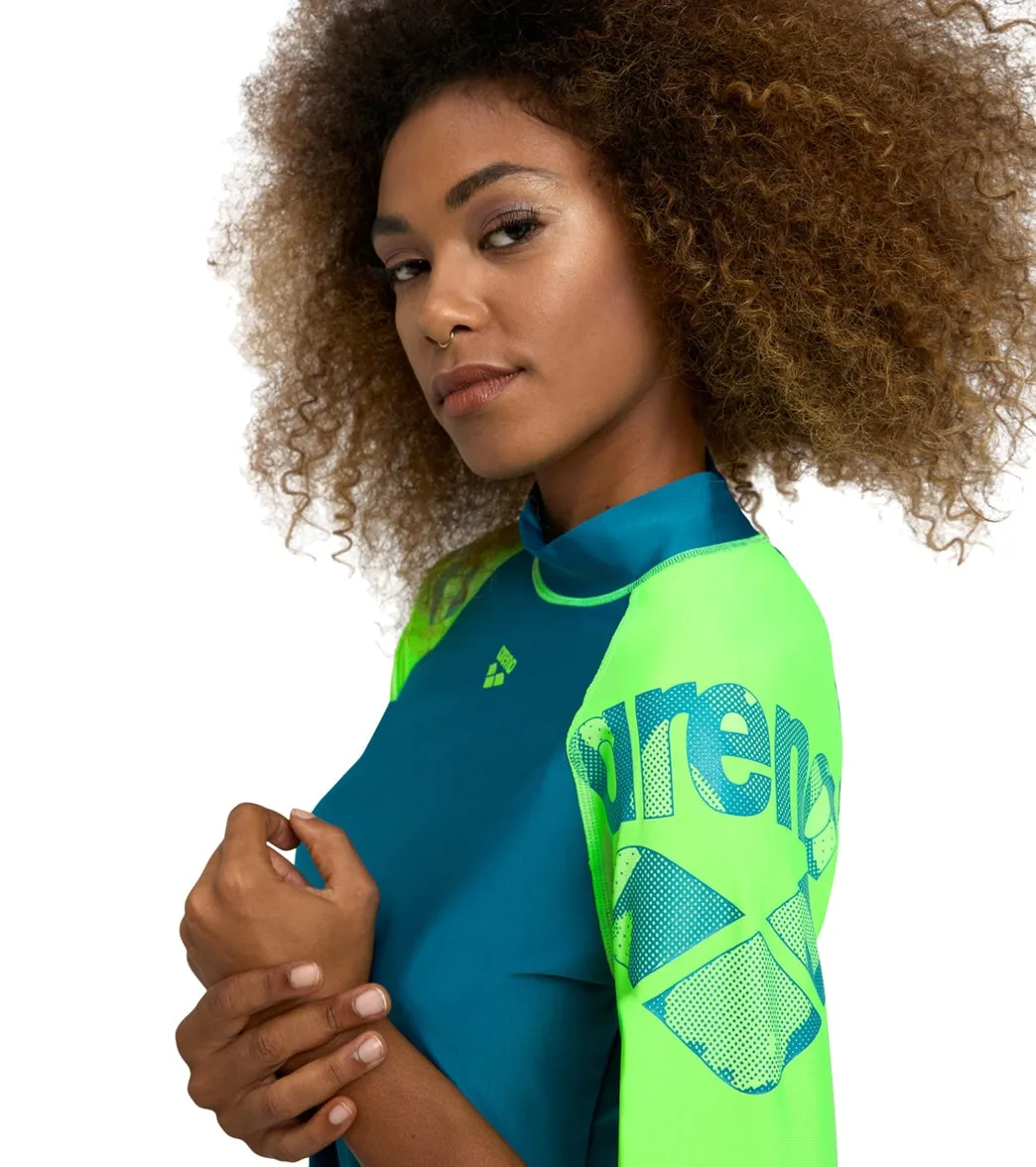 Arena Women's Graphic Short Sleeve Rashguard