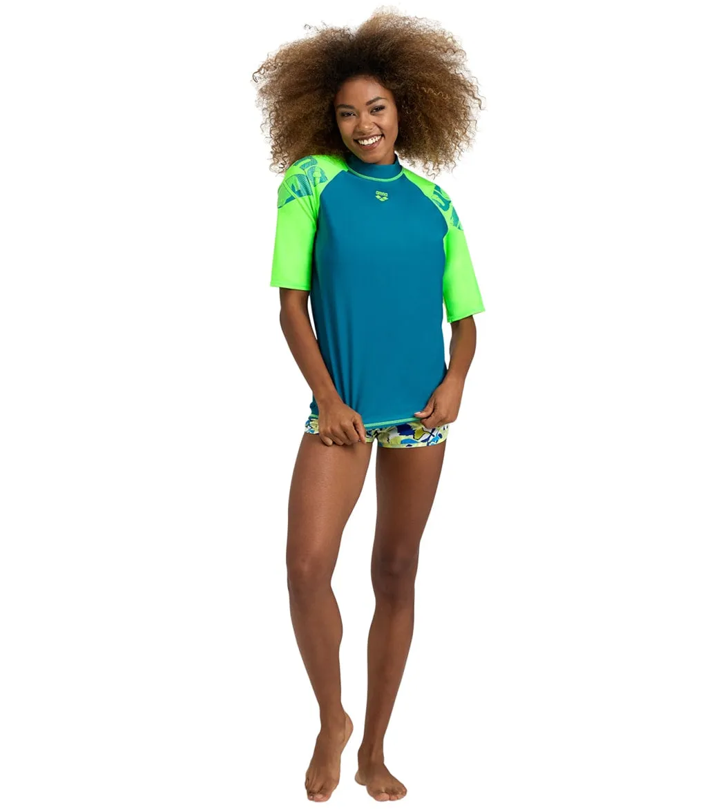 Arena Women's Graphic Short Sleeve Rashguard