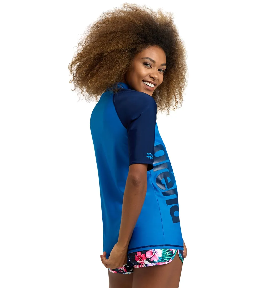 Arena Women's Graphic Short Sleeve Rashguard