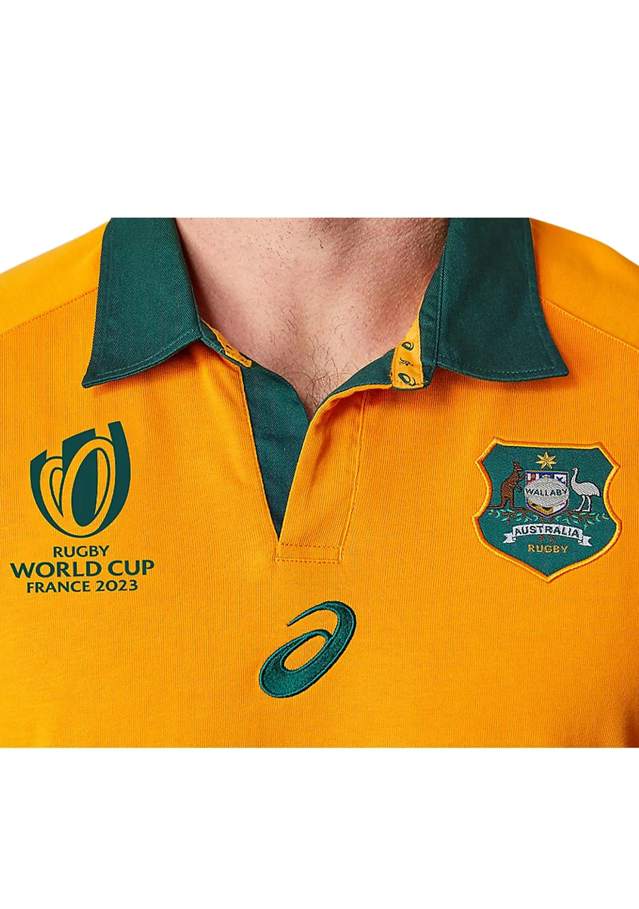 Asics Mens Wallabies RWC23 Traditional Jersey <br> 2111B702 750