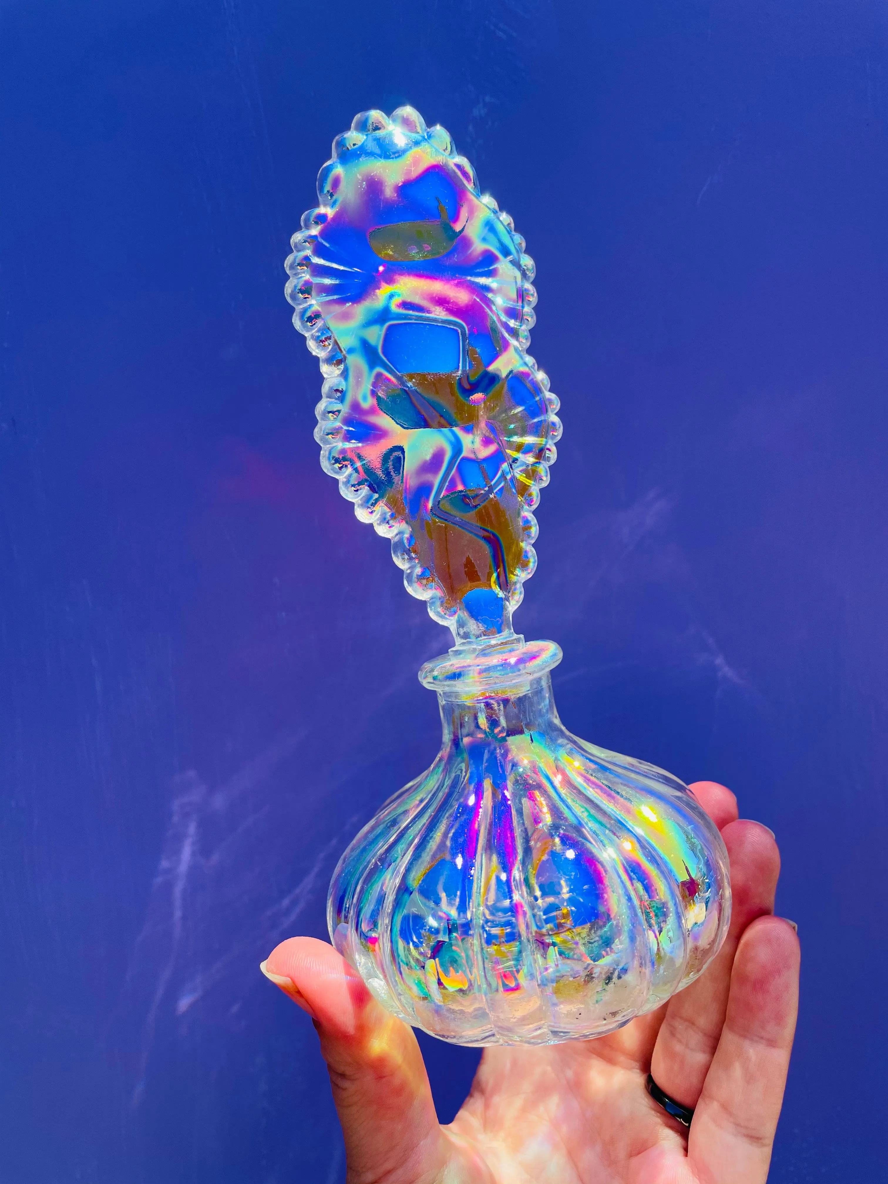 Aurafied Vintage glass Perfume Bottle no.5