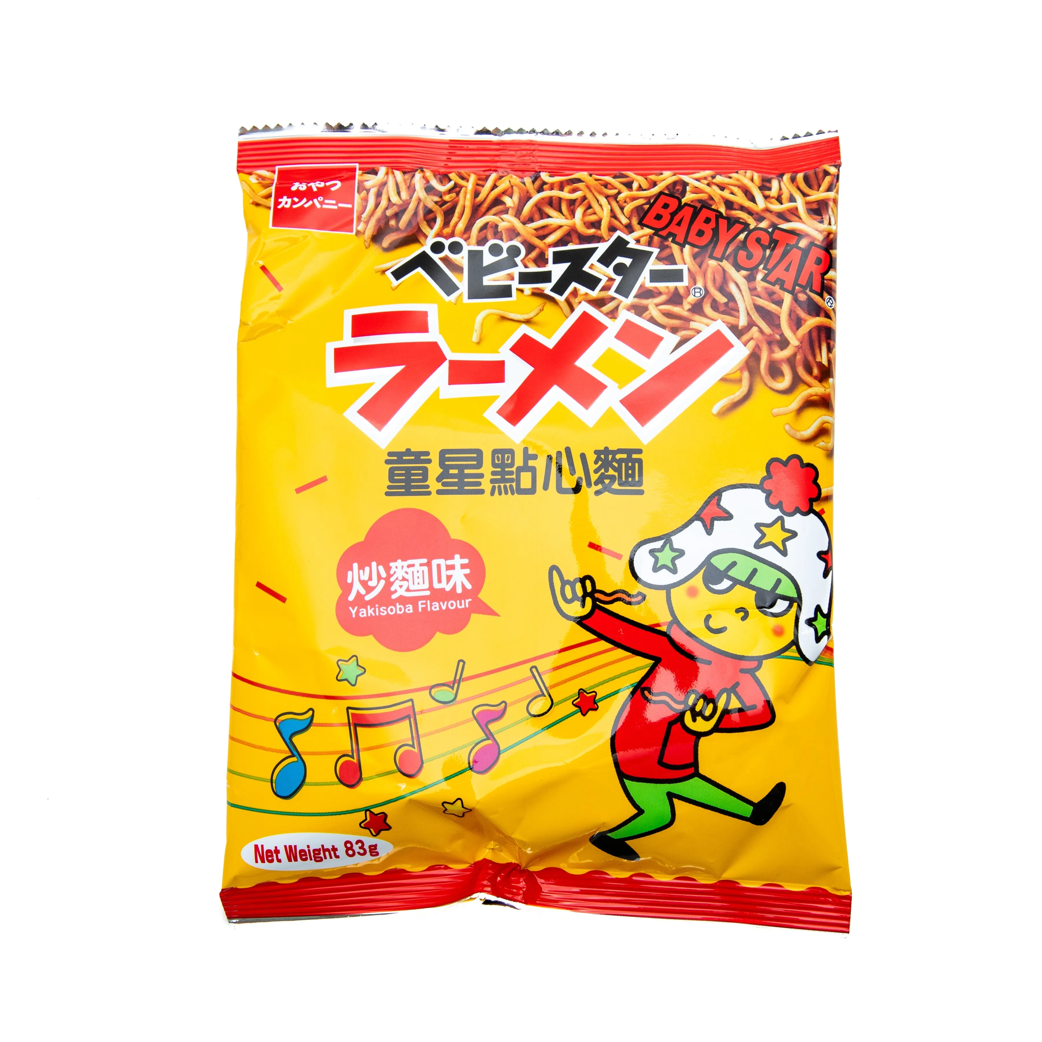 Baby Star Snack Noodle Yakisoba Flavour