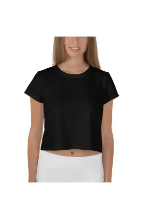 Black Crop Tee