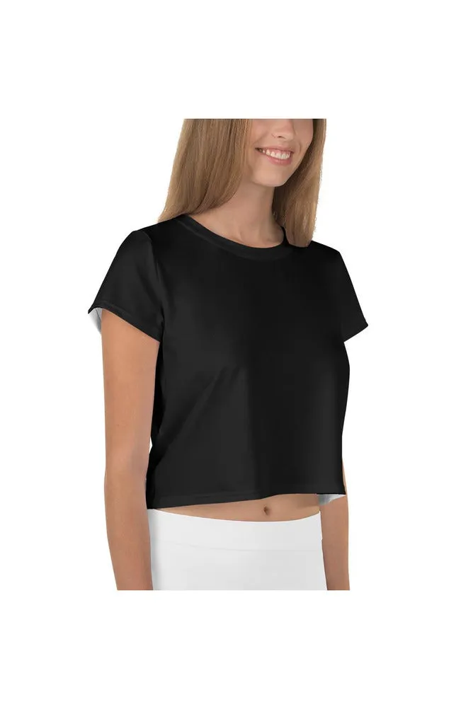 Black Crop Tee