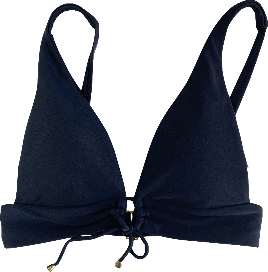 Black Triangle Bikini Top UK 8