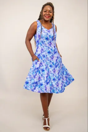 Blue Sky Sweet Sara dress, bamboo linen