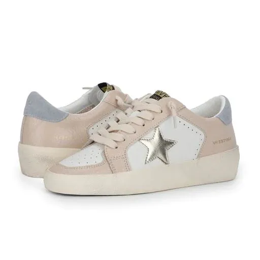 Blush Star Decal Sneakers