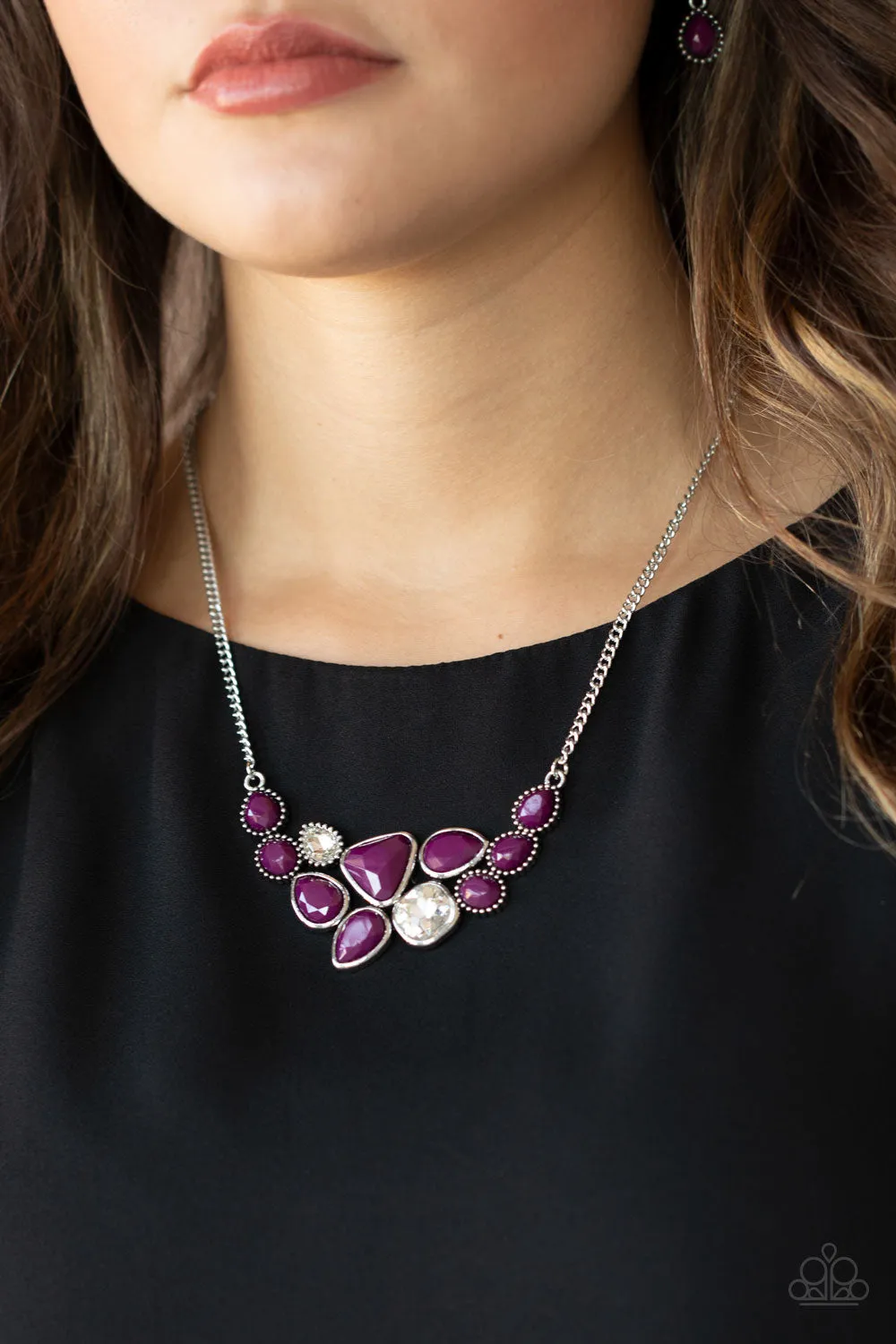 Breathtaking Brilliance - Purple Paparazzi Necklace