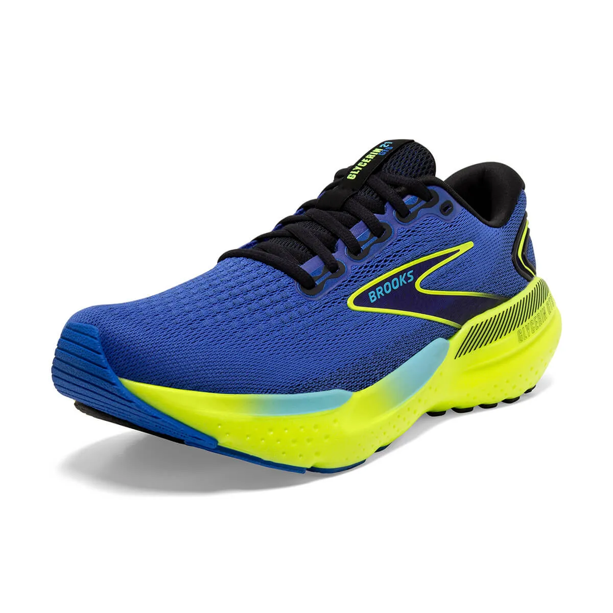 Brooks Glycerin GTS 21 Mens | Blue/nightlife/black