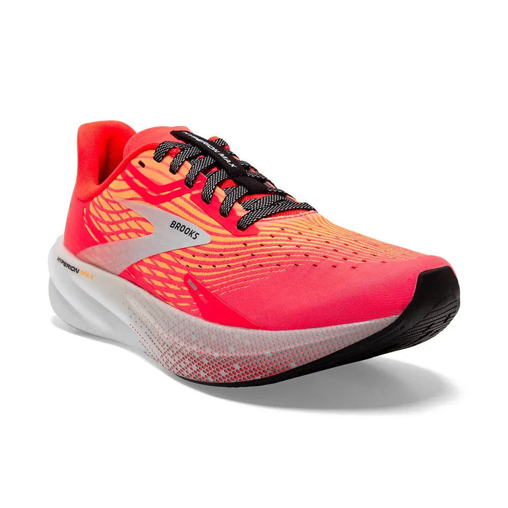 Brooks Hyperion Max (Womens) - Fiery Coral/Orange Pop/Blue