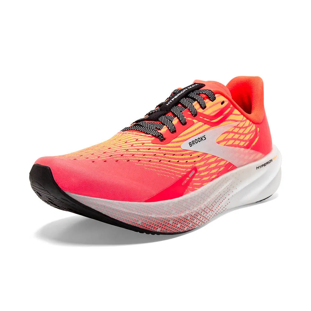 Brooks Hyperion Max (Womens) - Fiery Coral/Orange Pop/Blue