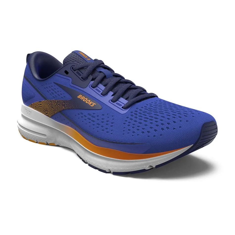 Brooks Trace 3 Men's Running Shoes SS24 Blue/Peacoat/Orange