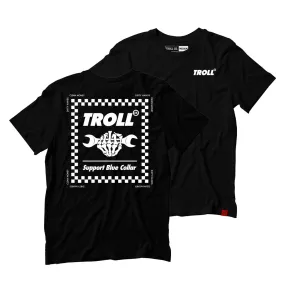 Checked Tee, Black