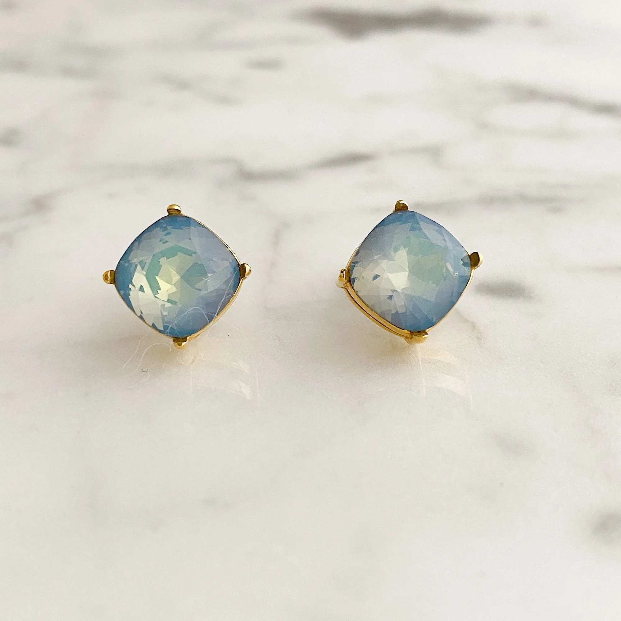 CYNTHIA blue opalite stud earrings