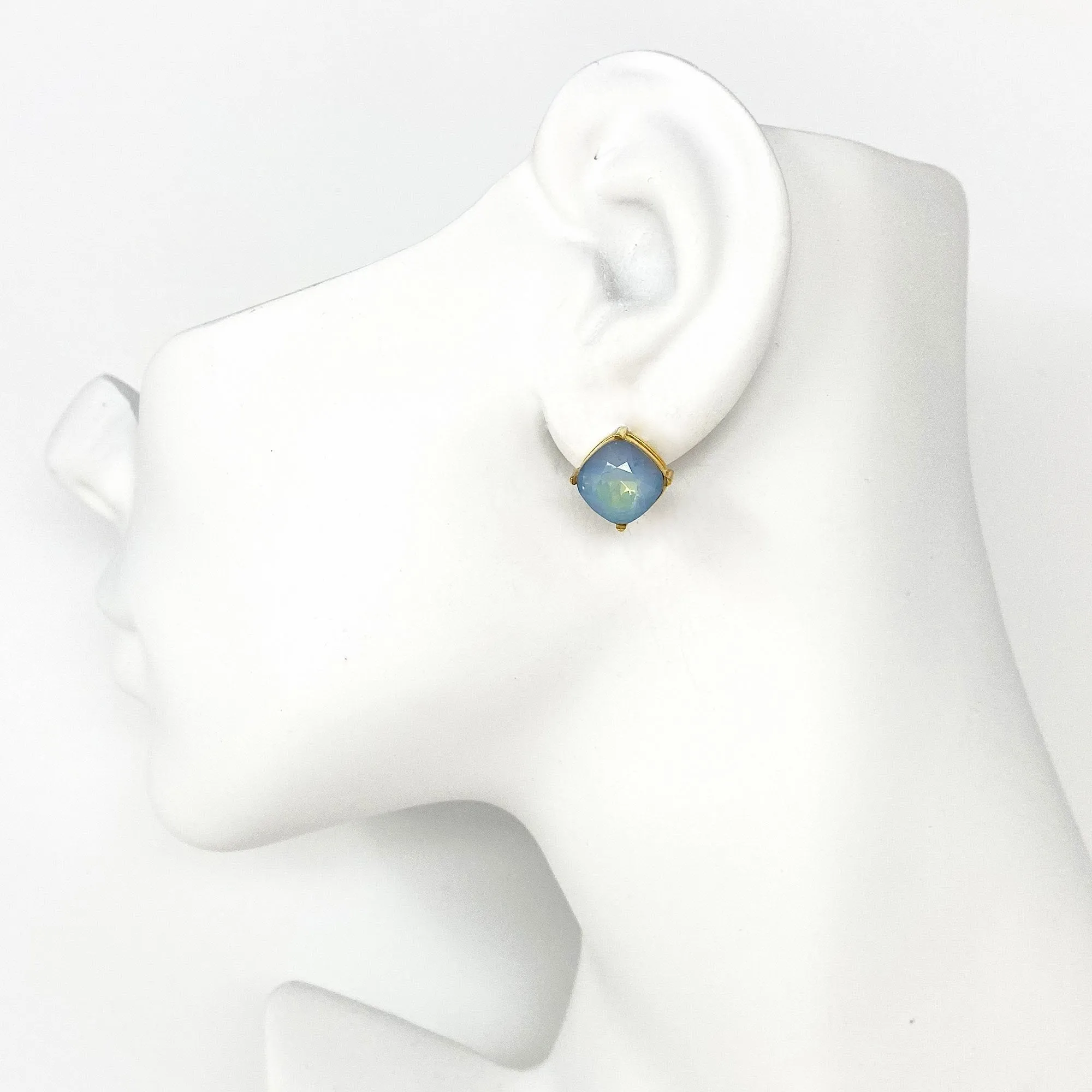 CYNTHIA blue opalite stud earrings