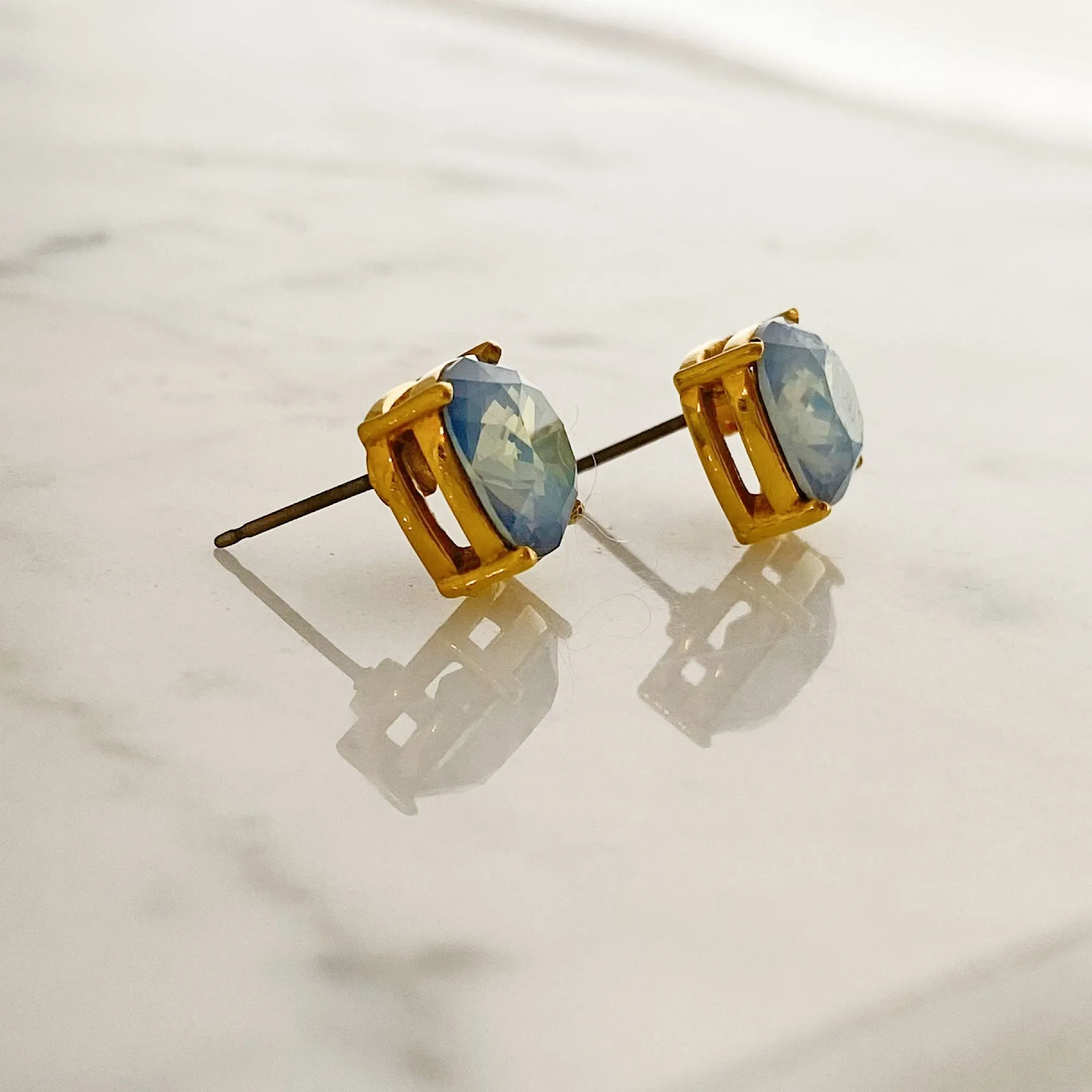 CYNTHIA blue opalite stud earrings