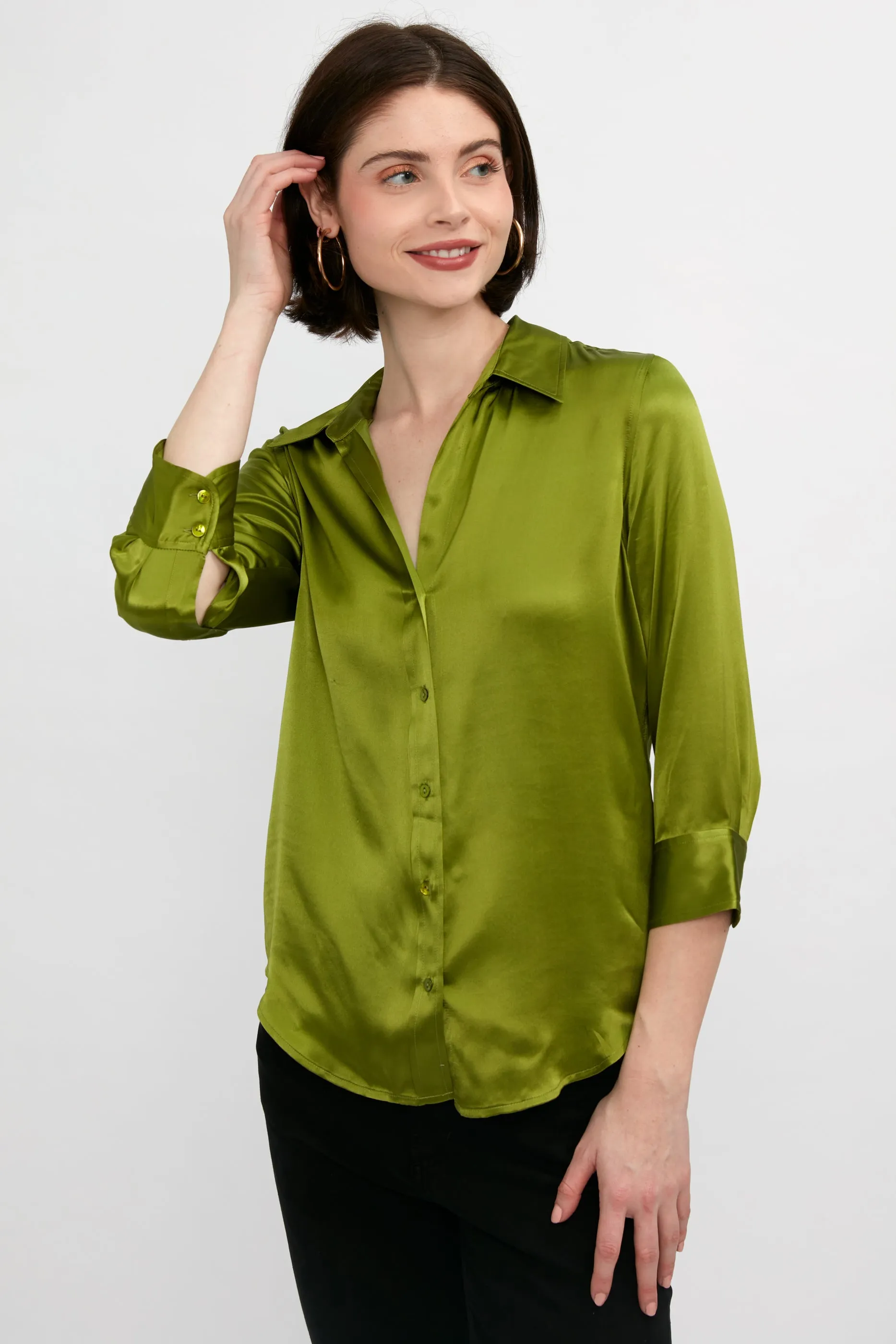 Dani Blouse in English Ivy