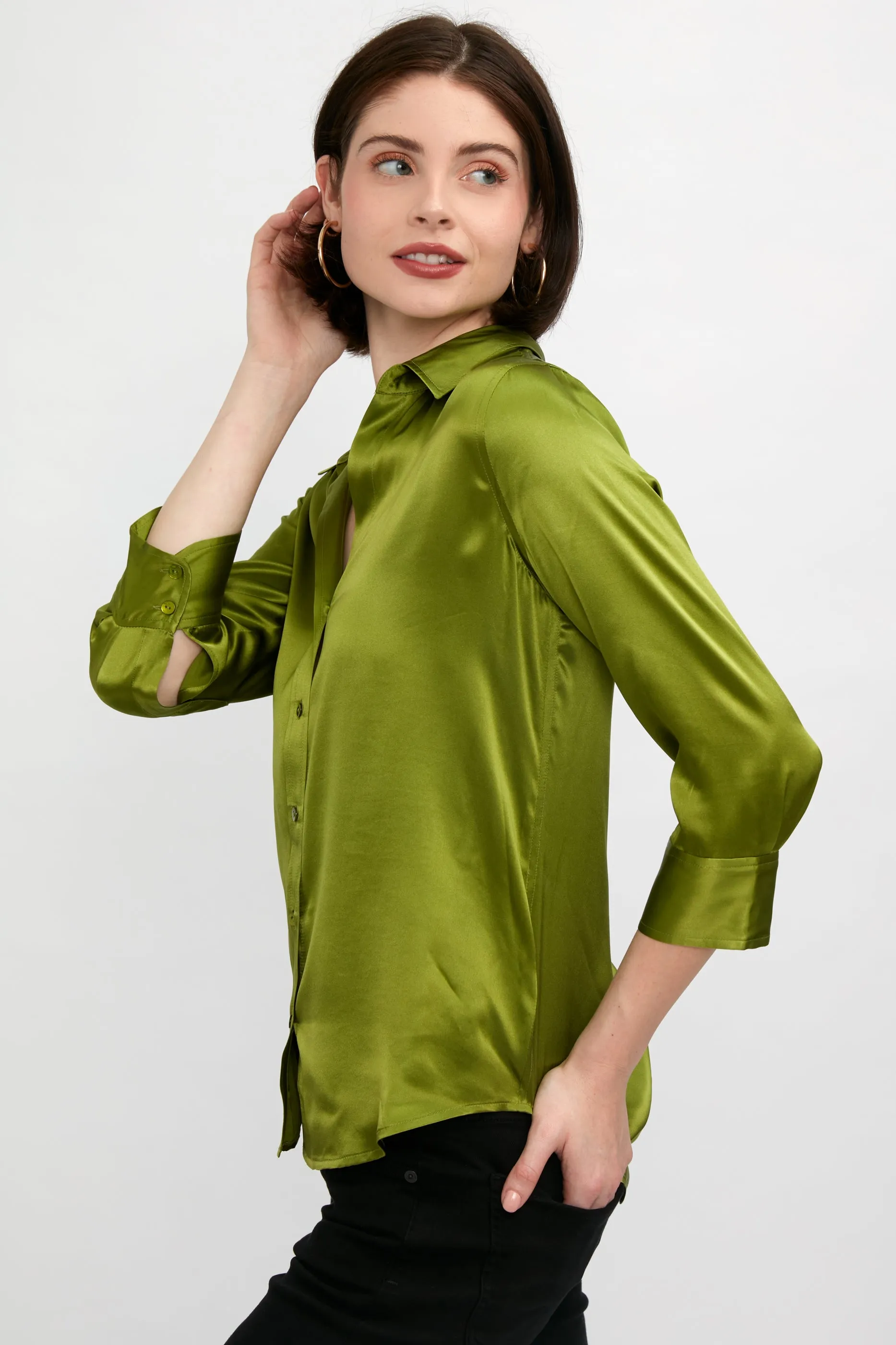 Dani Blouse in English Ivy