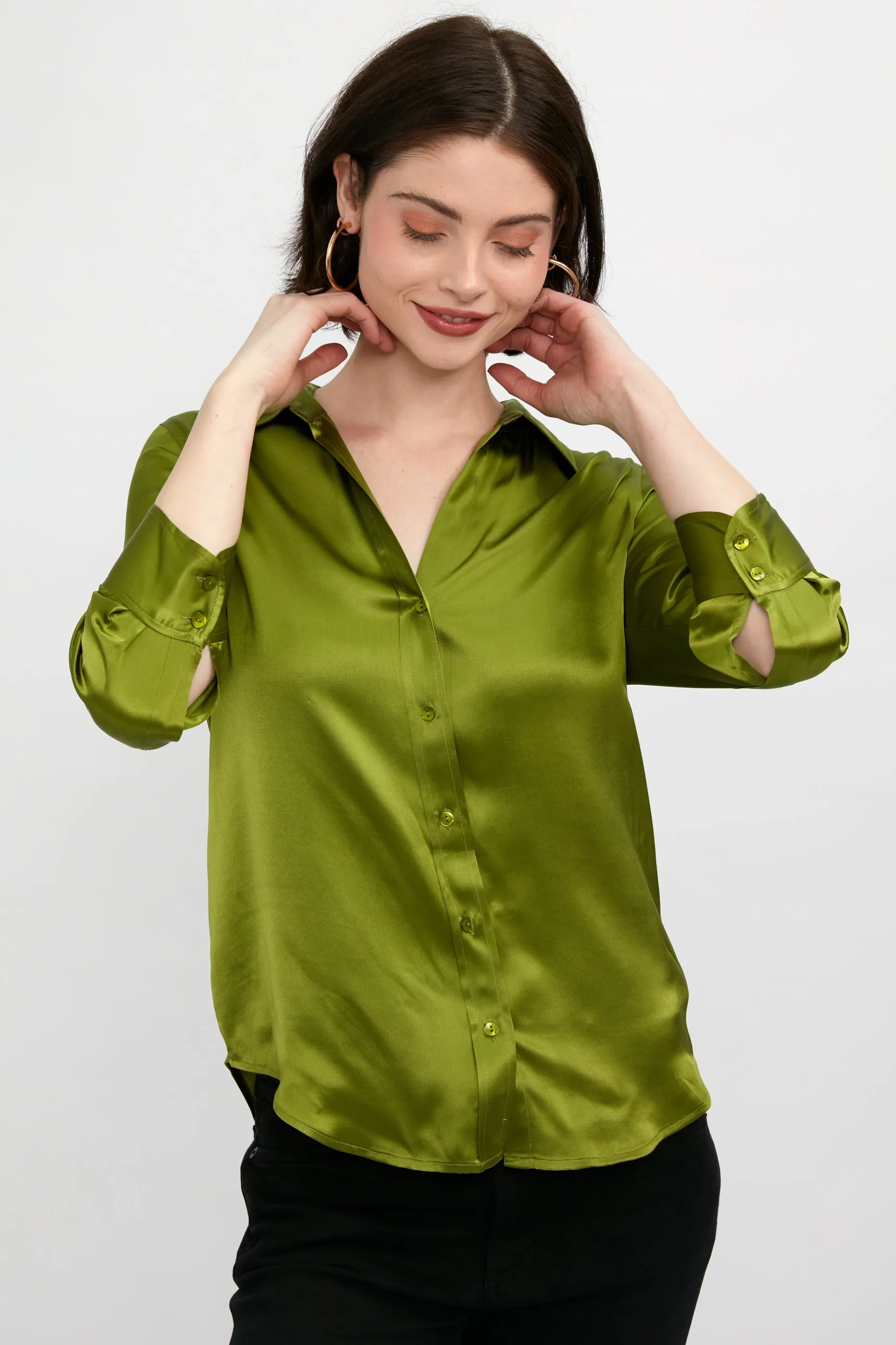 Dani Blouse in English Ivy