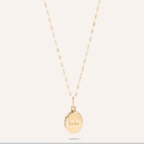 Darling Locket Necklace in 18k Gold Over Sterling Silver