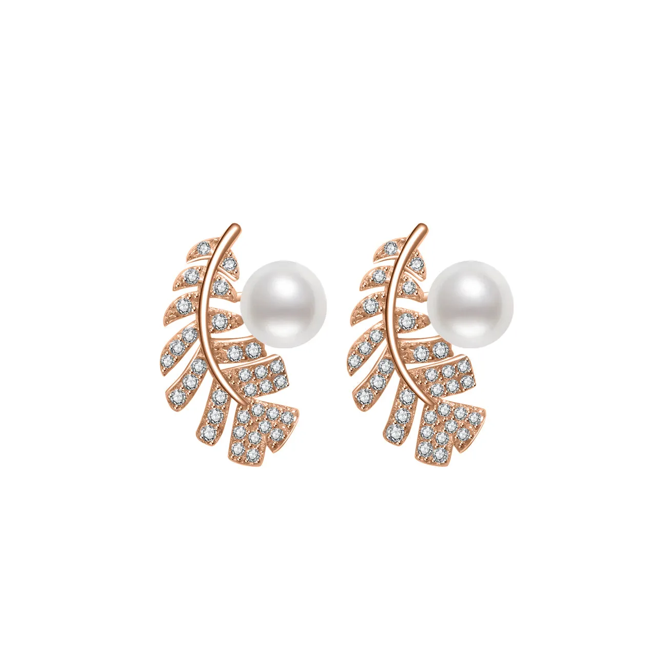 Elegant Freshwater Pearl Earrings WE00435 | GARDENS