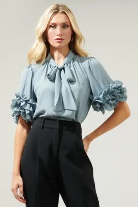 Exaggerated Ruffled Blouse