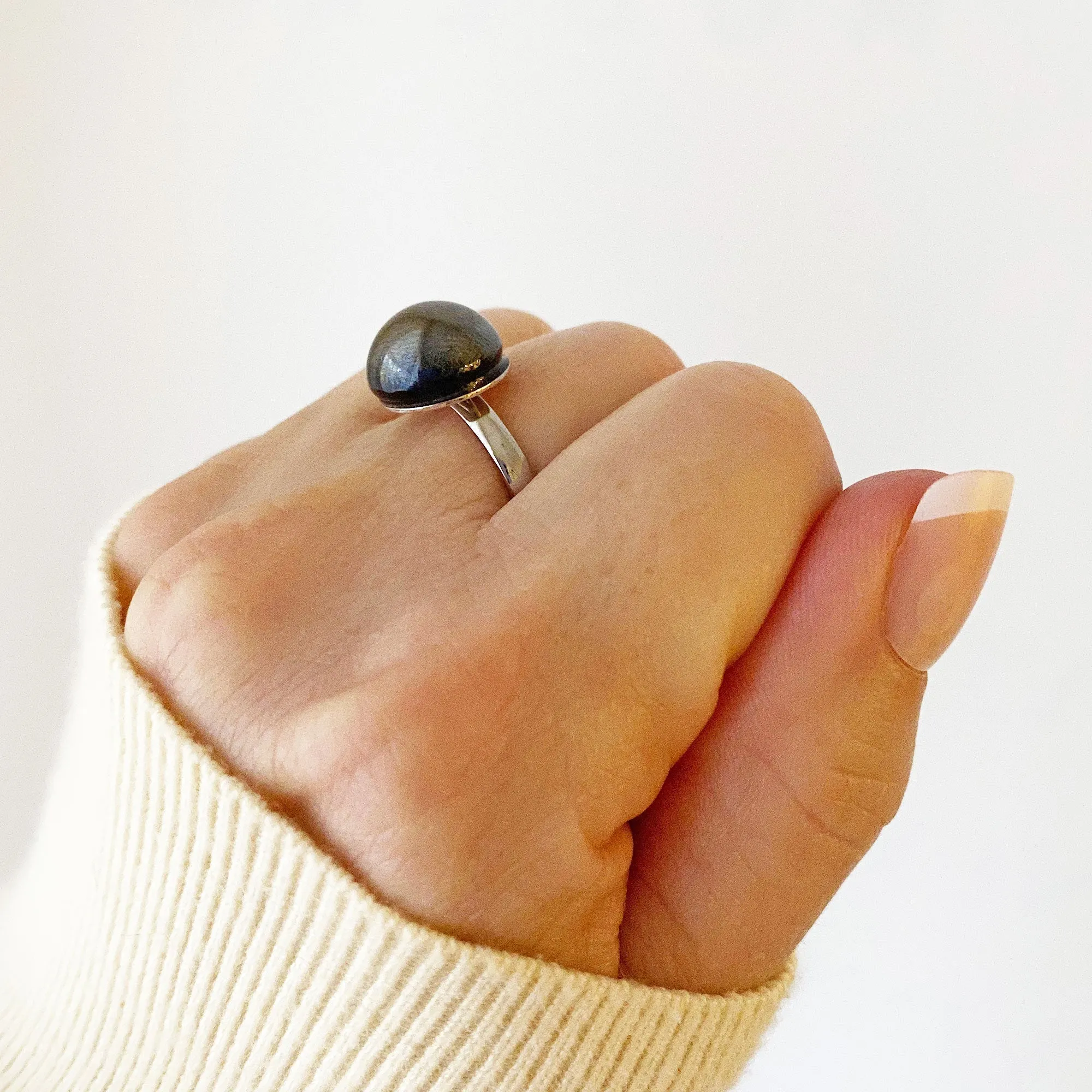 HARLEY hematite ring