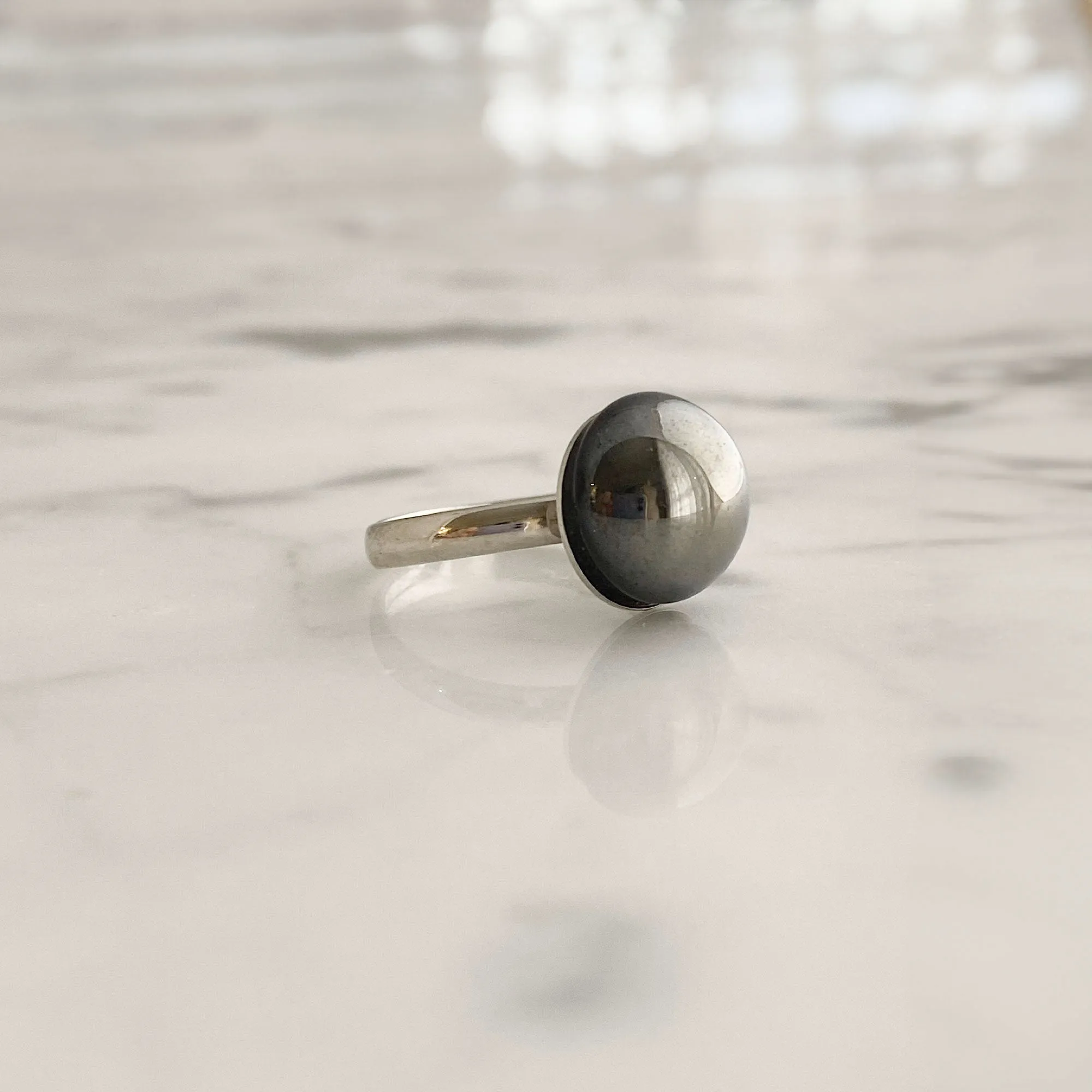 HARLEY hematite ring