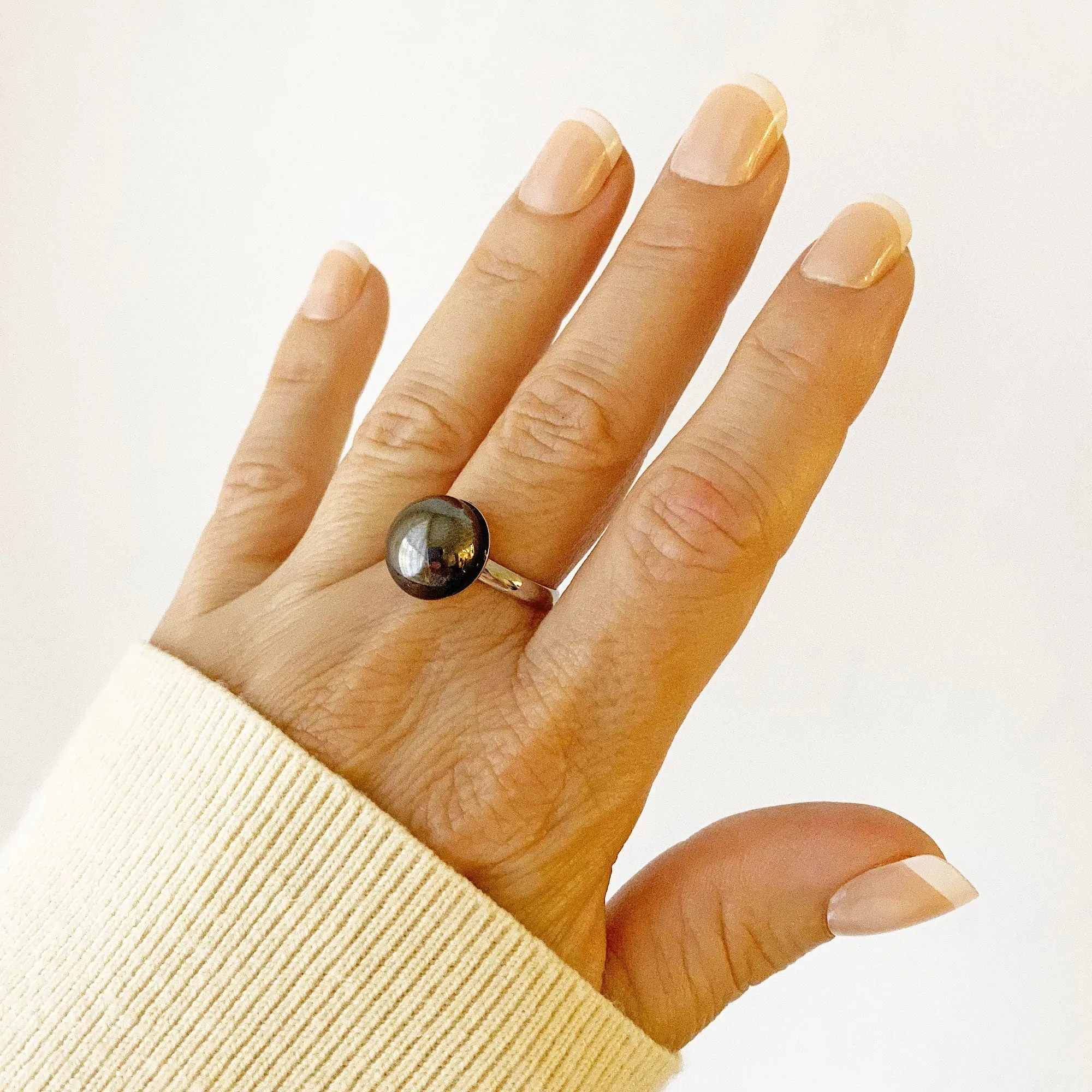 HARLEY hematite ring