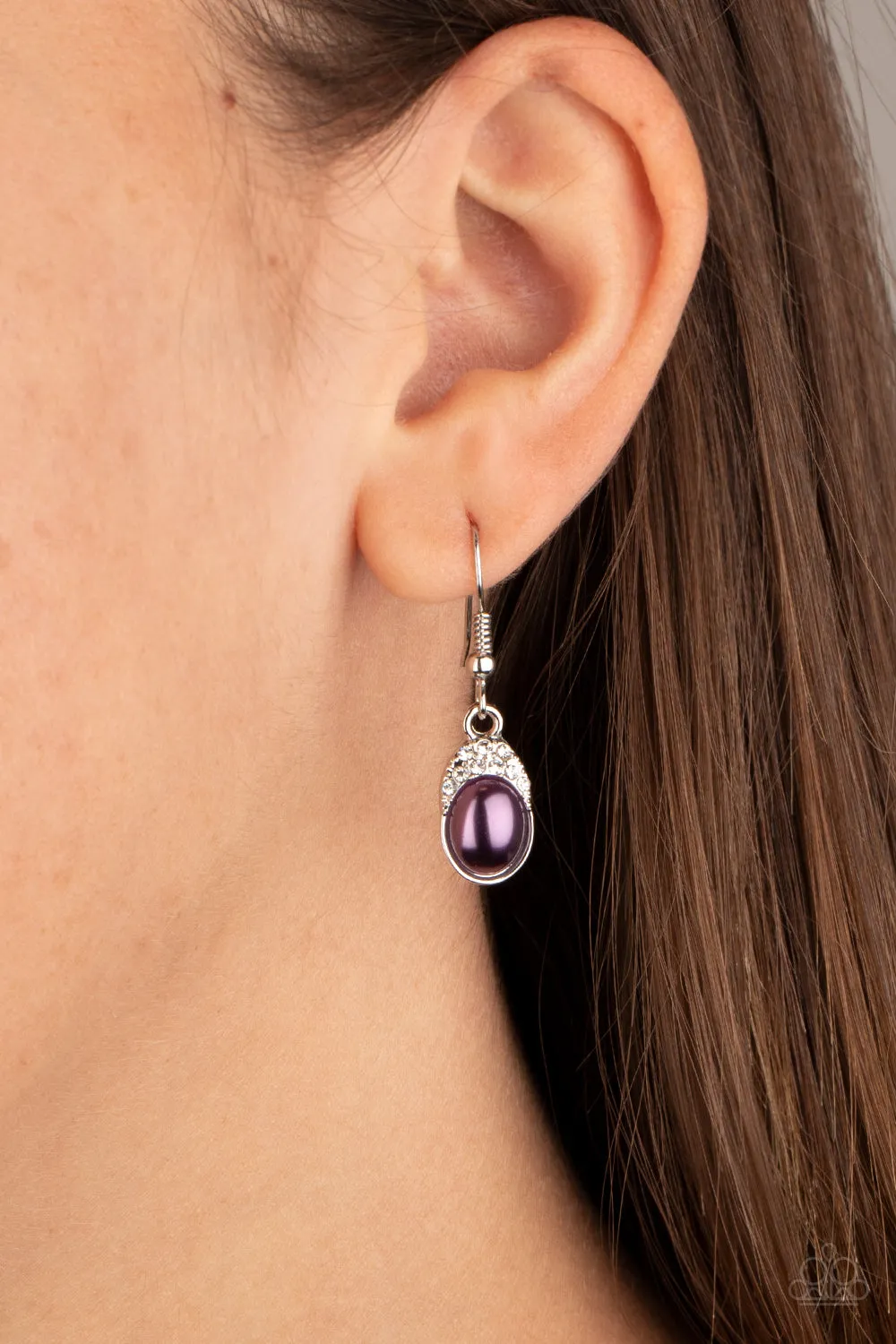 How Fancy - Purple Earring