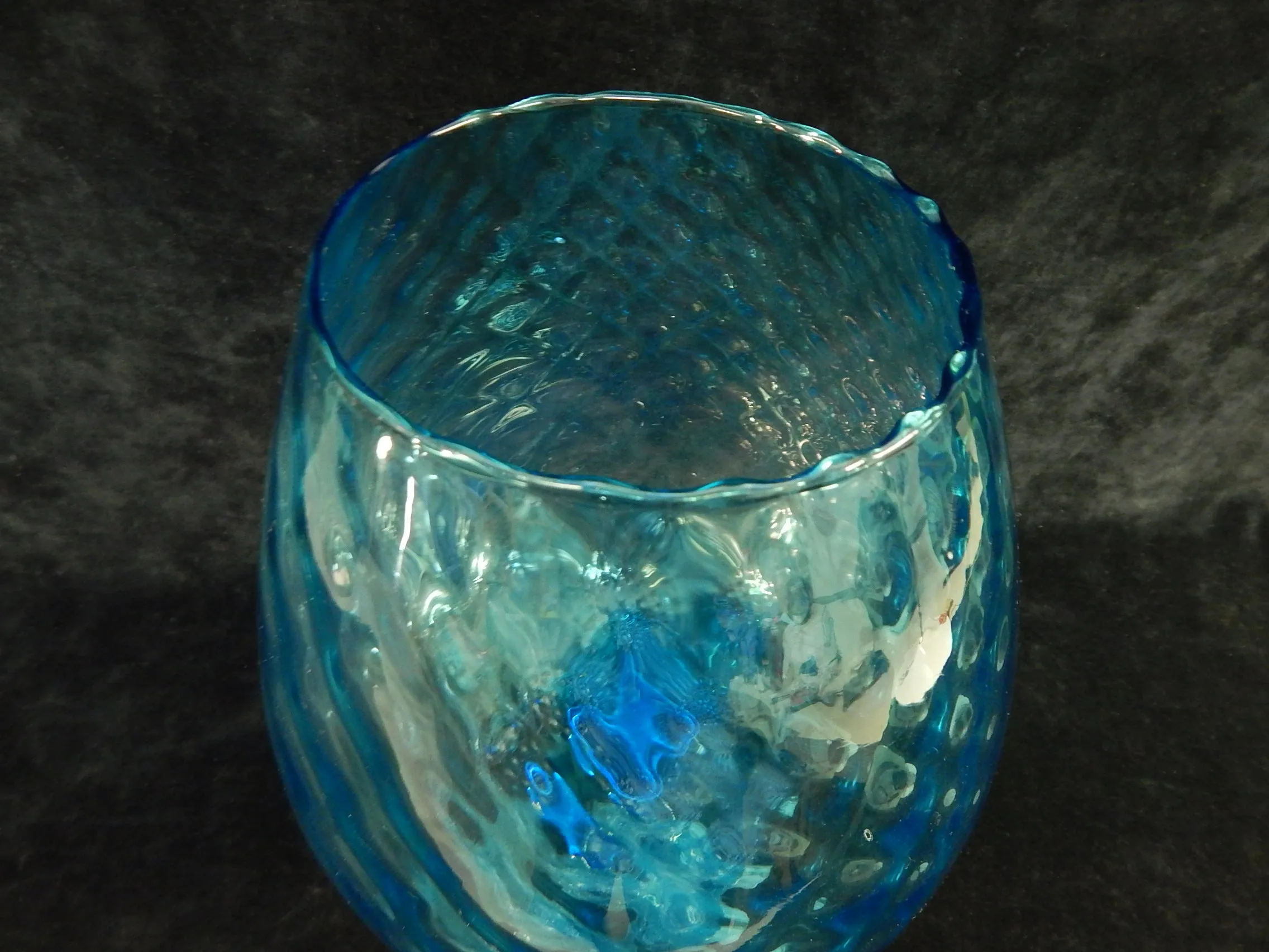 Huge MCM Turquoise Goblet Vase