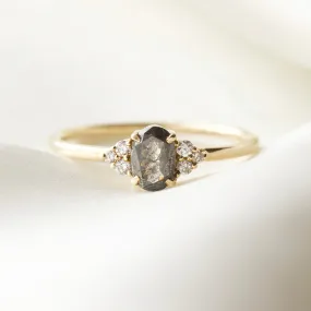 Imogen Salt & Pepper Diamond Ring