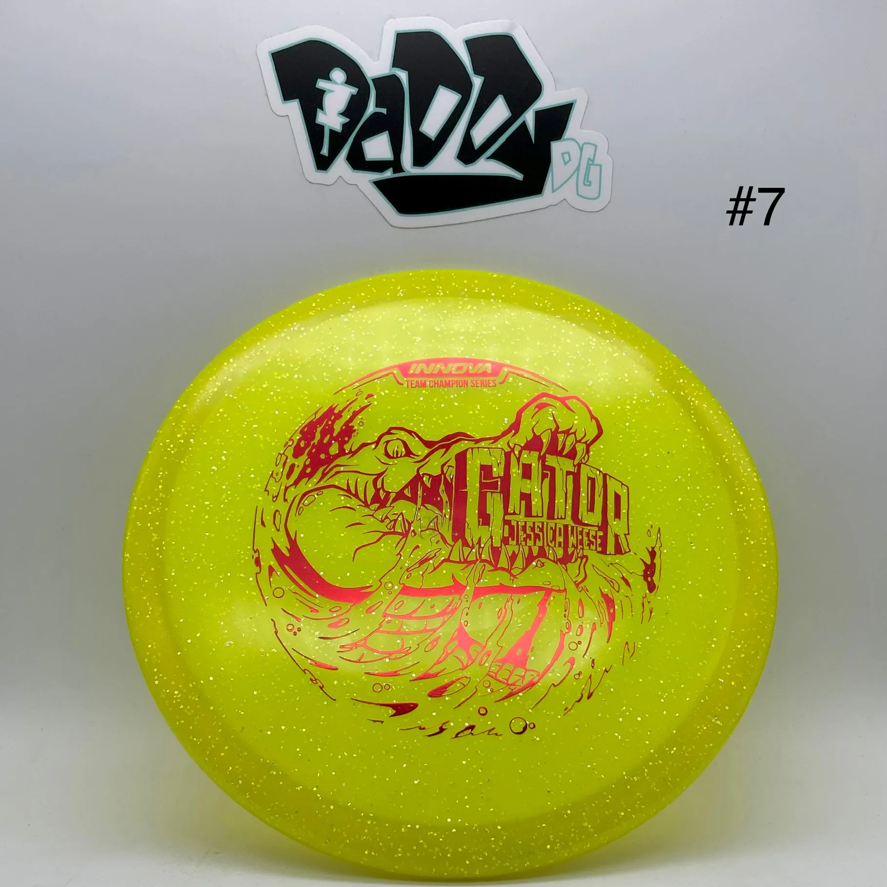 Innova Metal Flake Champion Gator Jessica Weese Tour Series Midrange