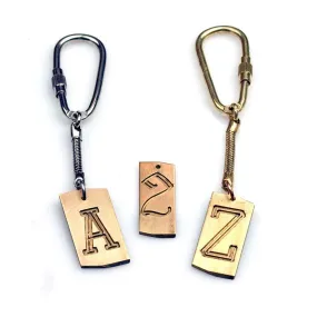 KALINDA personalized brass keychain