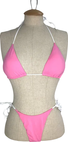 Kanawa Pink Beach String Bikini Uk 4-6 UK 4