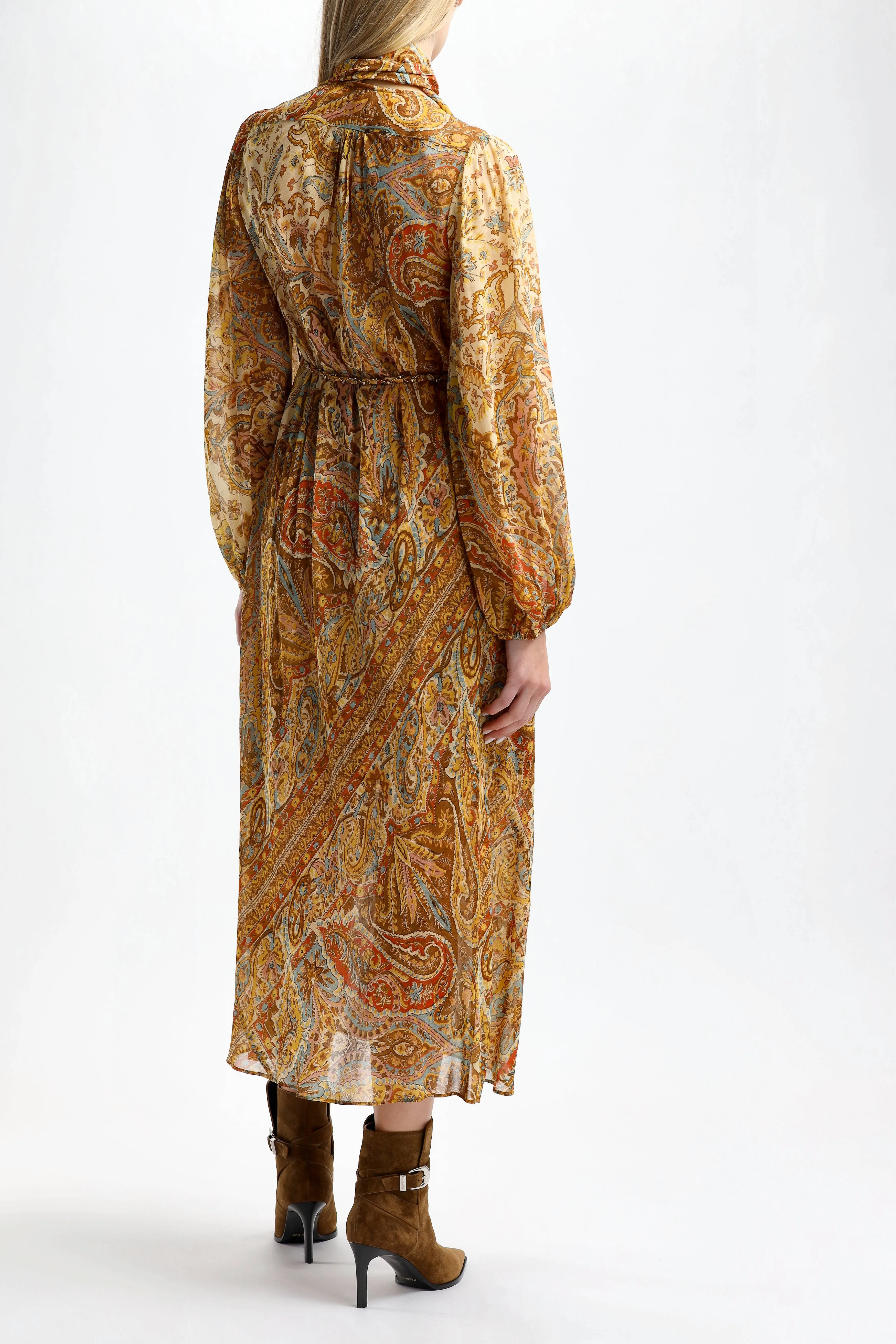 Kleid Sensory Billow in Paisley Gold