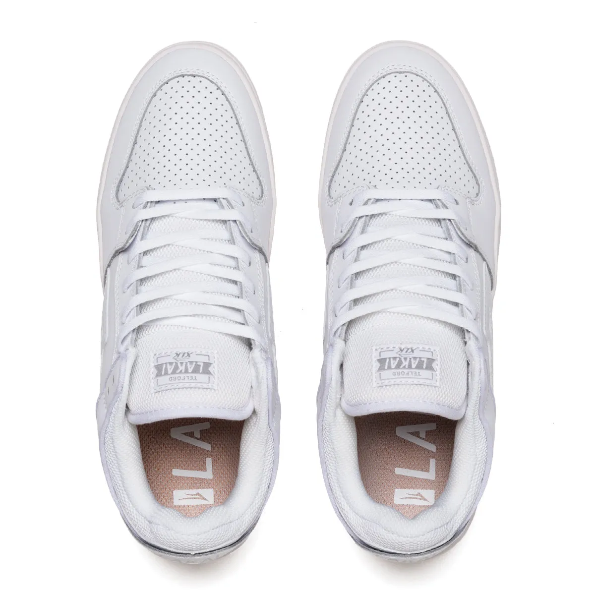 Lakai Telford Low White Leather