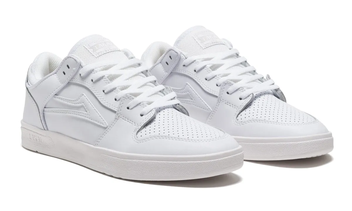 Lakai Telford Low White Leather