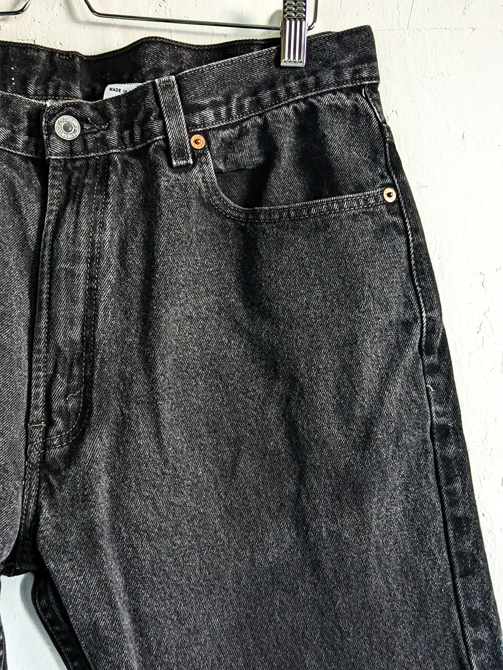 Levis 505s Dark Charcoal Jeans