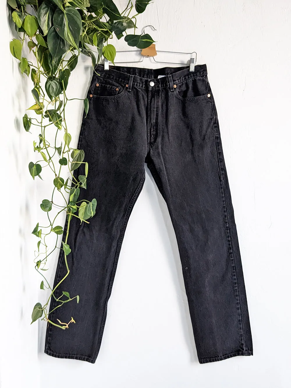 Levis 505s Dark Charcoal Jeans