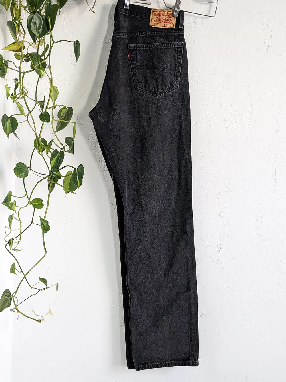 Levis 505s Dark Charcoal Jeans