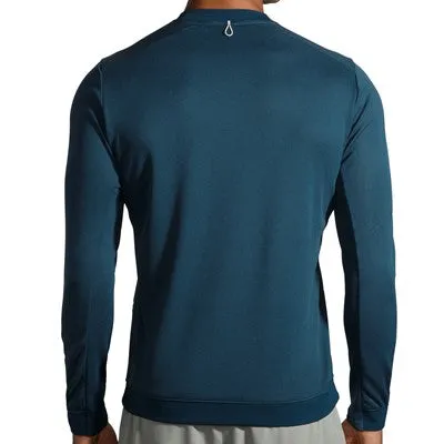 M Brooks Run Within Long Sleeve Crew