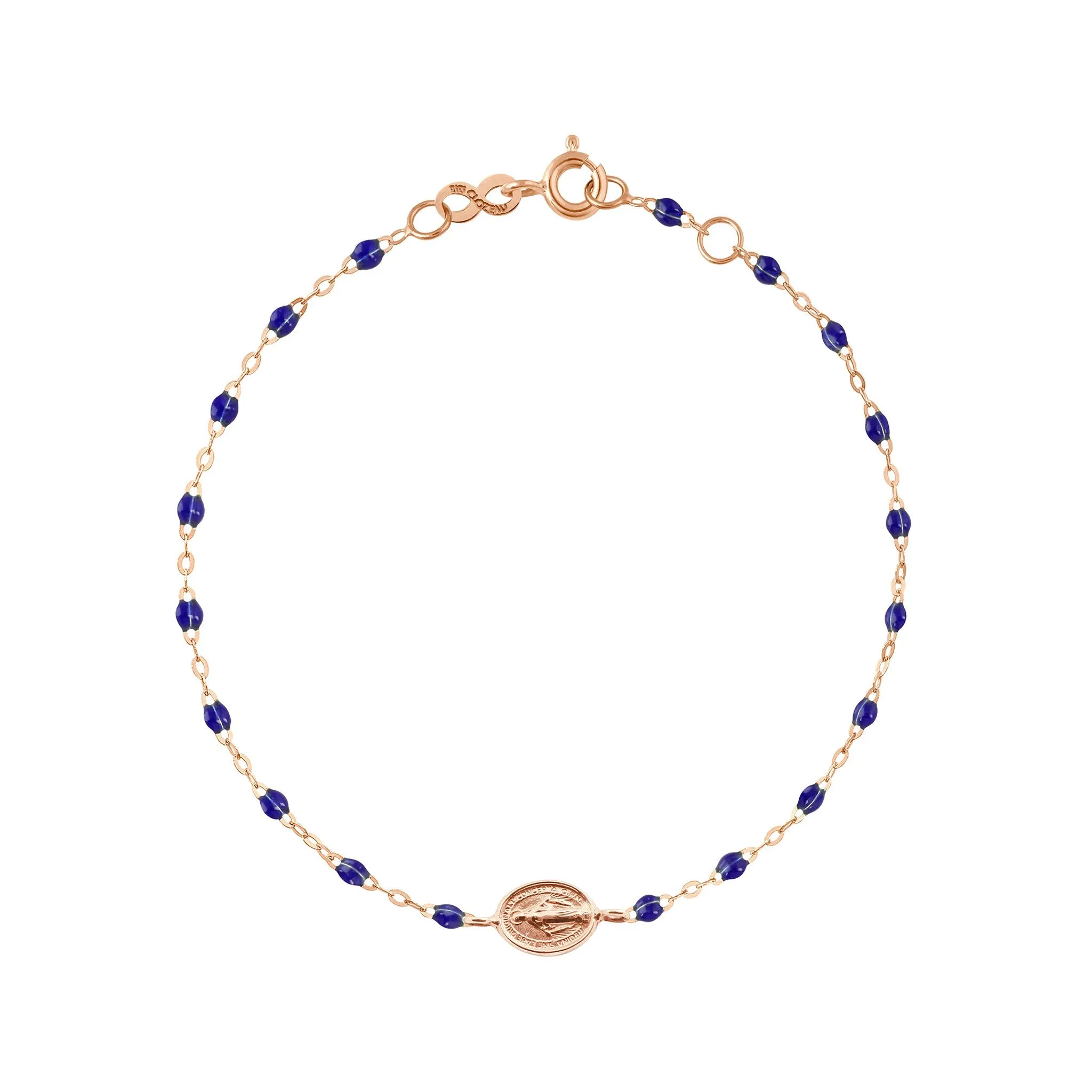 Madone Charm Classic Gigi Lapis bracelet, Rose Gold, 6.7"