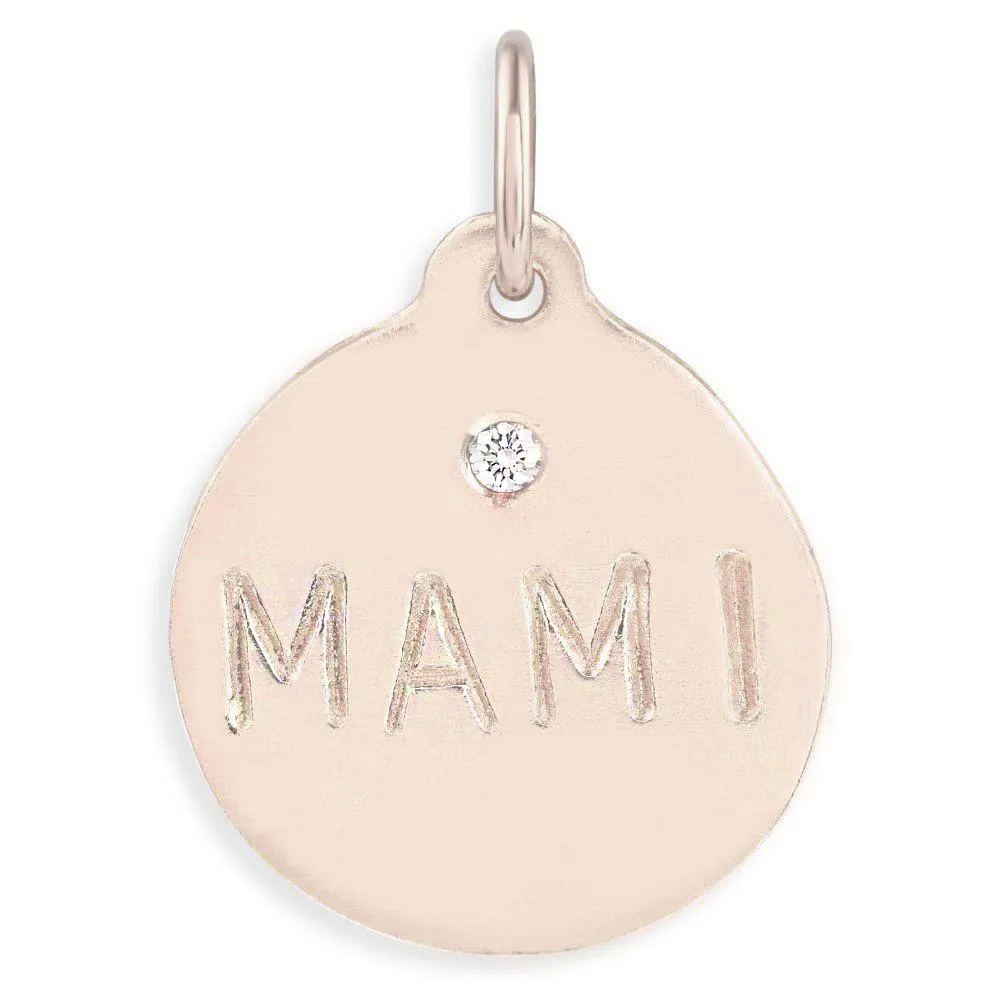 Mami Disk Charm With Diamond