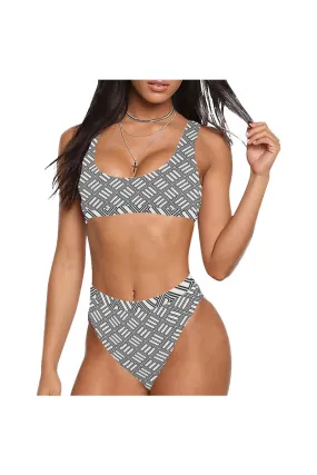 Matrix Sport Top & High-Waist Bikini Swimsuit