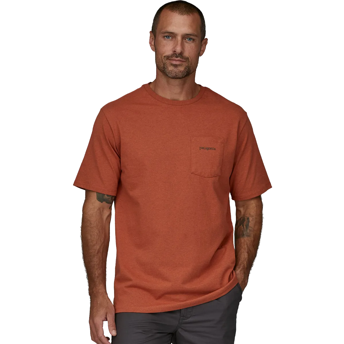 Men's Line Logo Ridge Pocket Responsibili-Tee