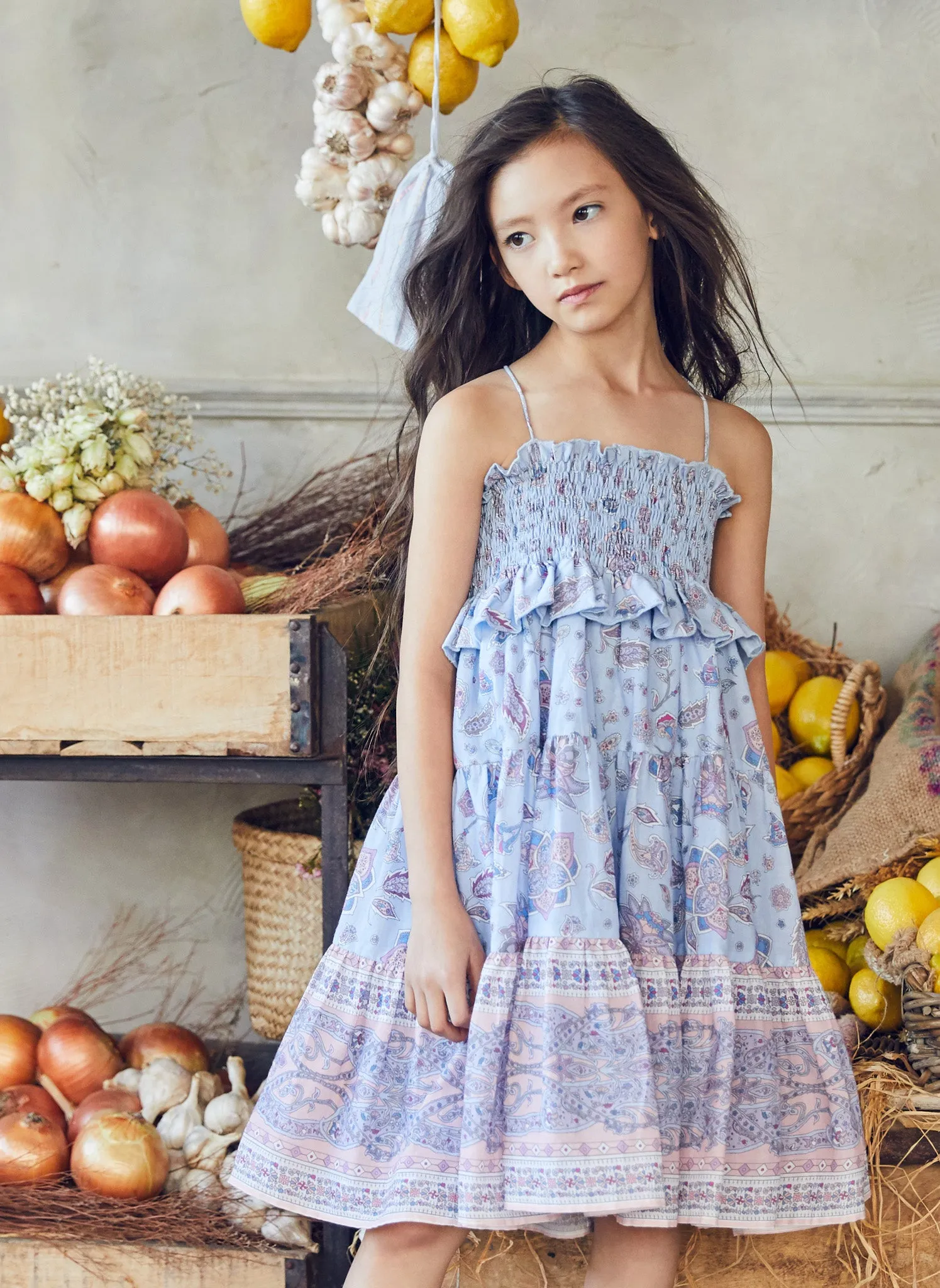 Nellystella Lola Dress in Paisley Flower